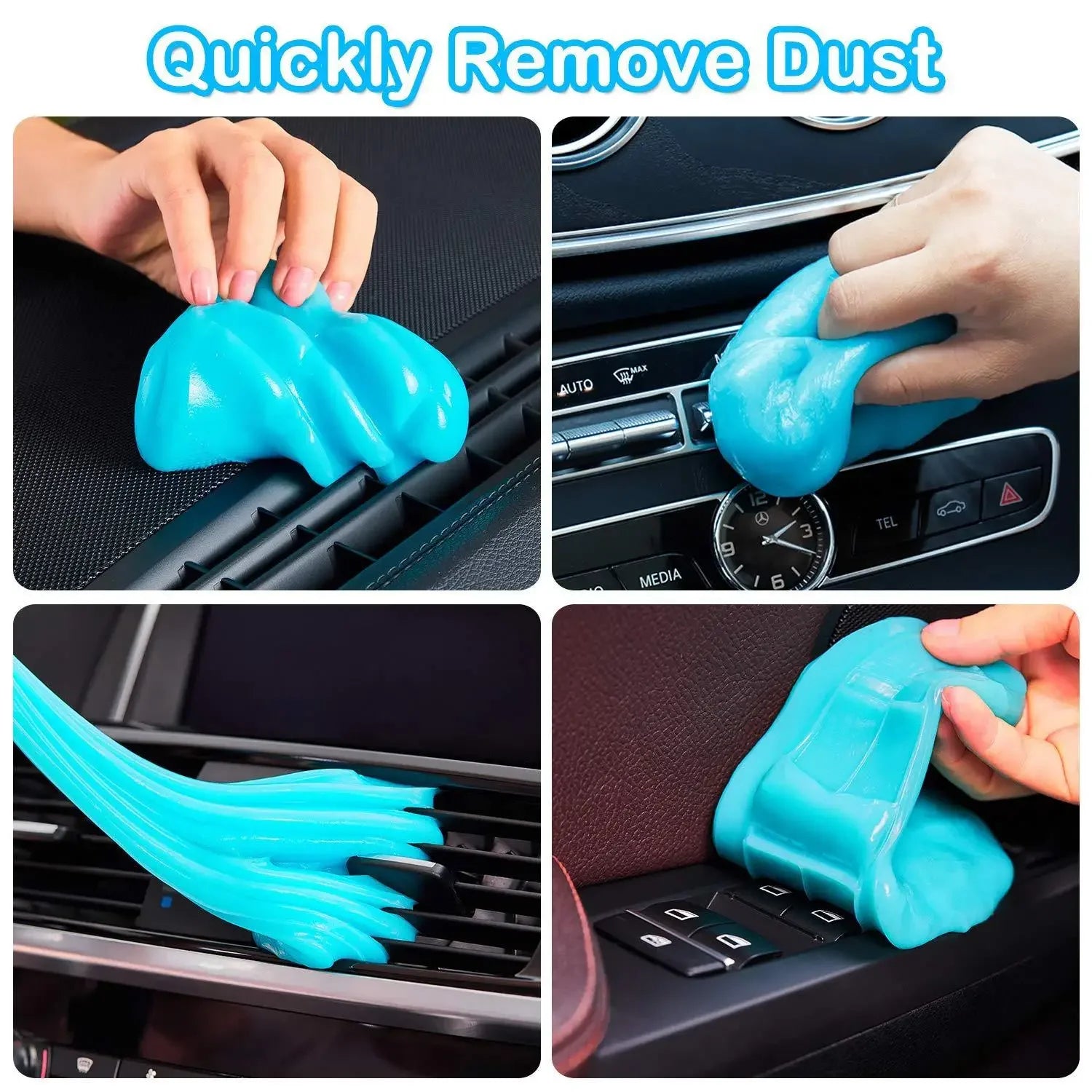 Car Cleaning Gel - Dust Remover for Vents & Keyboards
