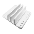4 in 1 Office Laptop Stand Vertical Save Desktop Space Easy To Place Computer Accessories Scalable Width Office Desk Storage