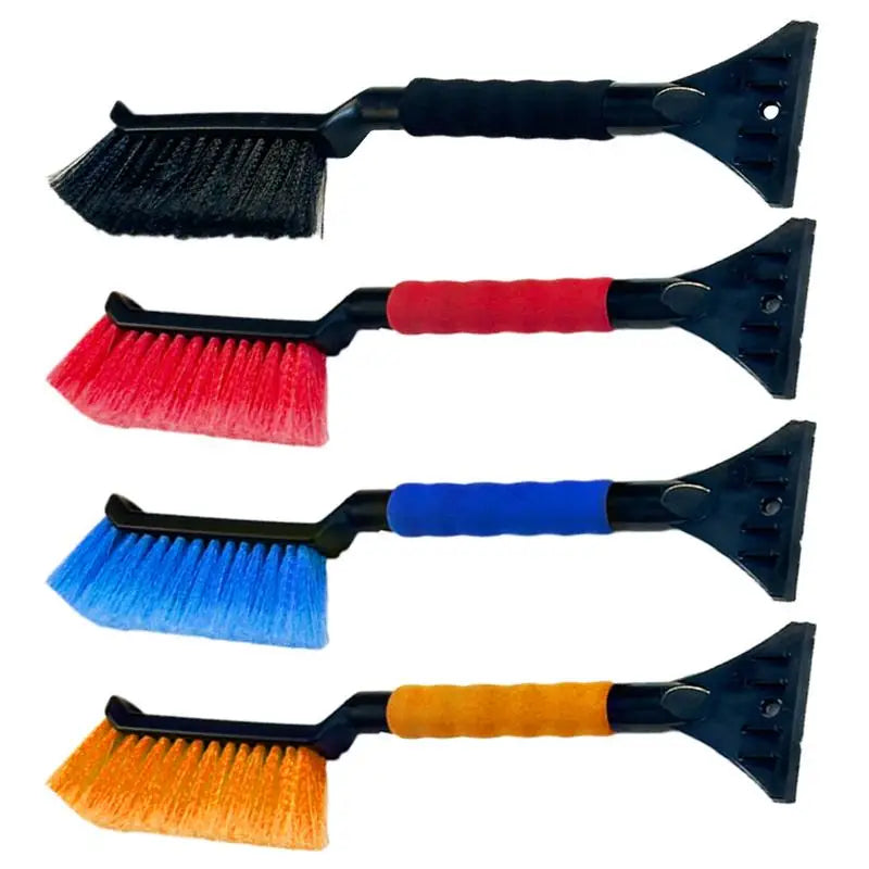 2 in 1 Car Snow Brush and Ice Scraper Car Scraper Snow Brush Ergonomic Foam Grip Window Ice Scraper Snow Cleaner For Car SUV