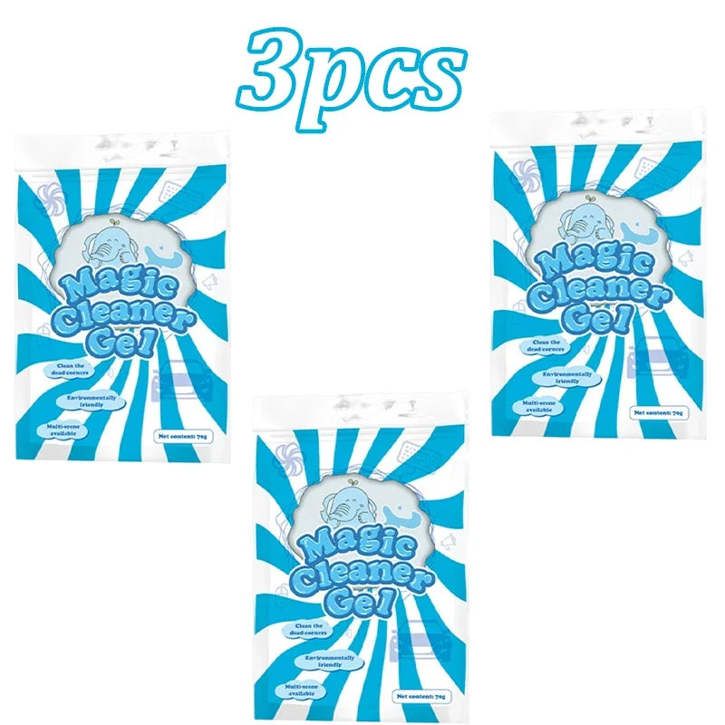 Car Cleaning Gel - Dust Remover for Vents & Keyboards