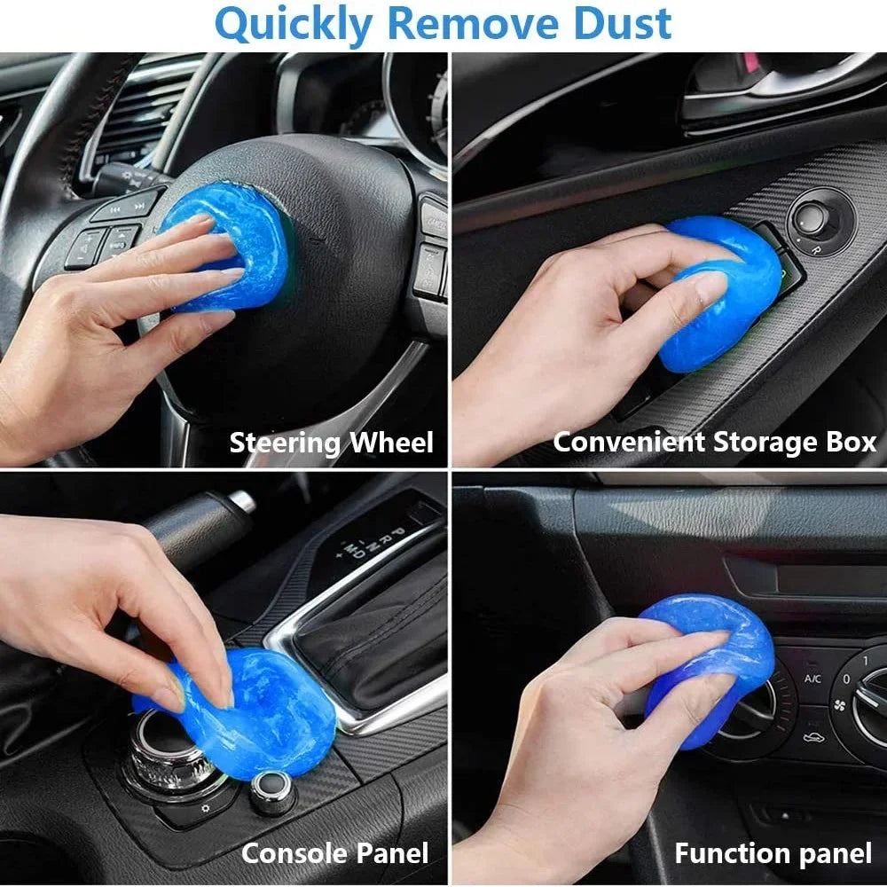 Car Cleaning Gel - Dust Remover for Vents & Keyboards